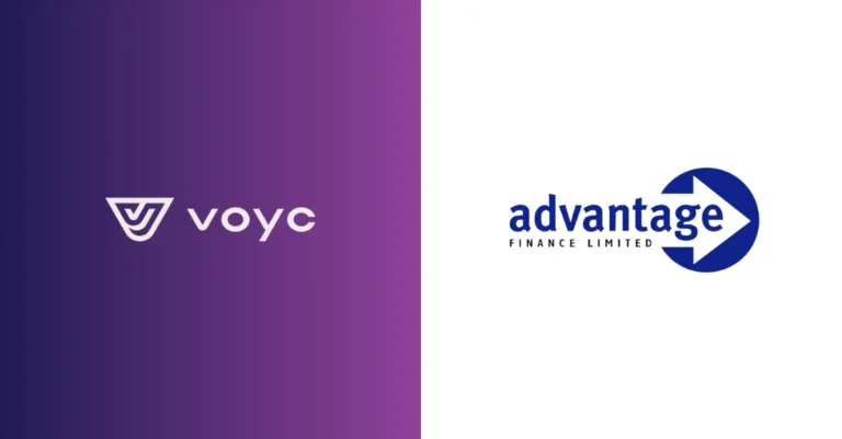 Voyc and Advantage logos
